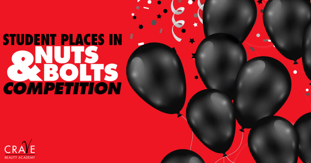 black balloons and confetti